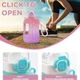 Спортивна пляшка SUMMER (750 мл) — Еко-пластик BPA-free, Рожевий градієнт - зображення 6