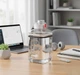 Біла пляшка для води 2200 мл з BPA-free матеріалу для спорту і фітнесу - зображення 8