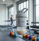 Спортивный шейкер TKK (700 мл) - Светло-серый Tritan BPA-free, ударопрочный, с венчиком для смешивания - изображение 6