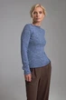 Женский лонгслив 2861 ТМ Triko Bakh 46-48 джинс (2861_jeans) - изображение 6