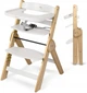 Krzesełko do karmienia Nukido Timo drewniane Białe (5903890630591) - obraz 2