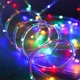 Гирлянда светодиодная на солнечной батарее 10м 100LED разноцветная для улицы - изображение 2