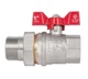 Кран кульовий "Американка" Thermo Alliance Standart 1" ВЗ прямий, PN40, метелик SD220W25 - зображення 2
