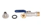 Кран шаровой для полива Thermo Alliance Standart 3/4" С ручка-рычаг SD140W20 - изображение 3