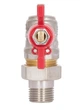 Кран шаровой "Американка" Thermo Alliance Standart 1/2" ВН угловой, PN40, бабочка SD222W15 - изображение 6
