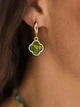 Серьги зеленые 5401 - изображение 1