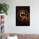 Постер Мортал Комбат, лого, Mortal Kombat, logo, A3 42×30 см (id1773) - изображение 7