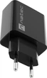 Ładowarka sieciowa Natec Ribera 20W 1 x USB-A + 1 x USB-C Black (NUC-2062) - obraz 2