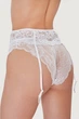 Пояс для панчох Жіночий панчіх ORO CNT-401 bianco L/XL - изображение 2