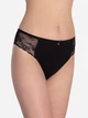 Набор трусиков слипов женских хлопковых Lama Cotton collection 1590BIEX 2XL 2 шт Черный/Коричневый (5904577910517) - изображение 3