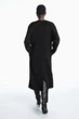 Сукня атласна COS batwing-sleeve satin shift dress 1221599001 38 Чорний - изображение 2