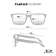 Спортивные очки фотохромные OAKLEY Flak 2.0 XL OO9188-16 Steel/Clear To Black Iridium Photochromic - изображение 12
