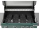 Gazowy grill YATO YG-20035 OKAYA 4+1 z szybą Zielony (5906083114533) - obraz 11