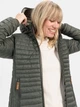 Куртка зимова довга жіноча Camel Active Jacket 320060-9E50-34 38 Хакі (4064478879472) - зображення 4