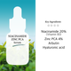 Сироватка з ніацинамідом та цинком Cos De Baha Niacinamide 20% + Zinc 4% Serum NZ (30 мл) - зображення 3