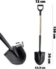 Лопата Kadax Auce 130 х 23 см (K8992) - зображення 6