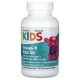 Жирні кислоти California Gold Nutrition Омега-3 та риб'ячий жир для дітей смак полуниці Kid's Omega-3 Fish Oil 60 желатинових капсул - зображення 1