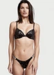 Комплект Victoria’s Secret Чорний з золотистим 34C-S - изображение 1