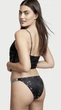 Комплект Victoria’s Secret Чорний з золотистим 34C-S - изображение 6