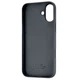 Чехол Fiji Silicone Case для Apple iPhone 16 бампер накладка Soft Touch с микрофиброй Carbon Grey - изображение 2