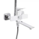 Душова система универсальна Qtap Presto на три споживачі (з виливом) QTPRE111CRW45580 Chrome/White - зображення 3