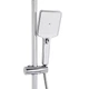 Душова система универсальна Qtap Presto на три споживачі (з виливом) QTPRE111CRW45580 Chrome/White - зображення 5