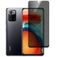 Защитное стекло Fiji Privacy для Xiaomi Redmi Note 10 Pro 5G (Asian Version) антишпион Anti-peeping полная проклейка черный - изображение 1