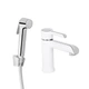 Змішувач для раковини Qtap Grand (з гігієнічним душем) QTGRA272CRW45671 Chrome/White - изображение 1