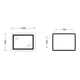 Зеркало Qtap Cardinal (CA1) 1000х800 с LED-подсветкой Touch, с антизапотеванием, с диммером, рег. темп цвета (3000-6500K) - изображение 2
