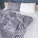 Простынь MirSon Бязь 17-0629 Diamond Black White 220 х 240 см (2200008464417) - изображение 2