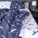 Простынь MirSon Бязь 17-0825 Flying birds blue 150 х 220 см (2200011563718) - изображение 3