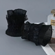 Комплект кружевной воротник и манжеты черные Podarkus BK941-B - изображение 5