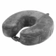 Подушка-рогалик флісова для шиї із ефектом памяті Wenger Memory Foam Travel Neck Pillow U-подібна для сну та подорожей ортопедична наповнювач Memory Foam 27х29х9 см Сірий - зображення 7