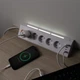 Мережевий фільтр Proove Prism Socket 5 розеток 2xUSB-C 2xUSB-A 1.6 м White (622370003) - зображення 4