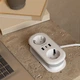 Сетевой фильтр Proove Supercoil 20 Вт 2 розетки 1xUSB-C 2xUSB-A 1.5 м White (621840003) - изображение 3