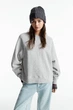Світшот Pull & Bear світло-сірий меланж WDORR048 S - изображение 1