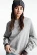 Світшот Pull & Bear світло-сірий меланж WDORR048 S - изображение 4