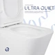 Унітаз підлоговий Qtap Tern Ultra Quiet безобідковий з сидінням Soft-Close - зображення 5