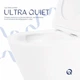 Унитаз подвесной Qtap Swan безободковый Ultra Quiet c сиденьем Soft-close QT16335179W - изображение 5