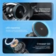 Автодержатель для телефона с беспроводной зарядкой Proove Graphite Circle Qi2 15W Black (630200001) - изображение 5