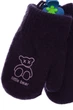 Рукавиці в'язка утеплені зі шнурками для хлопчика Litte bear темно-синій 3г+ (54864) - зображення 2