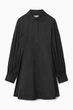 Сукня COS gathered-sleeve mini shirt dress 1202027001 36 Чорний - изображение 6