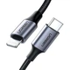 Кабель зарядки UGREEN USB 20 Type-C to Lightning 1м 60Вт черный (LKMTR_885849) - изображение 2