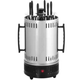 Електрошашличниця Domotec BBQ для дому на 6 шампурів (чорна) - зображення 3