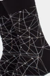 Хлопковые мужские носки Giulia MS3 BASIC 2402 39/41 Black, классические высокие Джулия - изображение 4