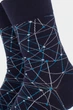Хлопковые мужские носки Giulia MS3 BASIC 2402 39/41 Navy blazer классические комфортные Джулия - изображение 4