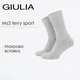Мужские высокие спортивные носки Giulia MS3 TERRY SPORT 006 39/41 Grey-silver melange всесезонные для тренировок Джулия - изображение 1