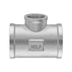 Трійник редукційний Nolf NFC.T100610F-N-1"Fх1/2"Fх1"F нікельований (NF3095) - зображення 2