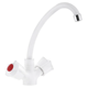 Смеситель для кухни Plamix Ama-271 White (без подвода) (PM0696) - изображение 2
