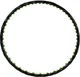 Hula-hop Springos z masażerem magnetycznym 100 cm Czarny FA0096 (5907719402468) - obraz 1